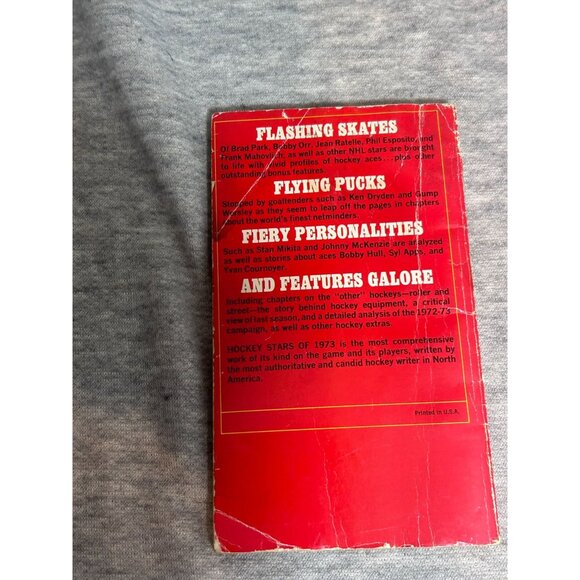 Hockey Stars Of 1973 Book by Stan Fischler Paperback 1973 - Picture 6 of 6